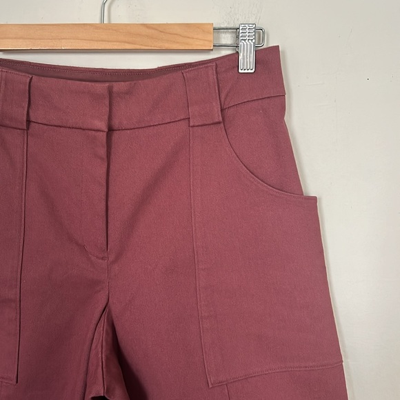 Express Super High Waisted Crop Utility Trouser - Picture 3 of 5